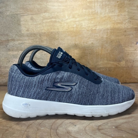 Skechers Go Walk Joy Womens Size 7 Shoes Sneakers Navy Gray 15633 - Picture 1 of 8